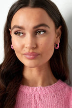 Afbeelding in Gallery-weergave laden, Bead Blossom Earrings Fuchsia
