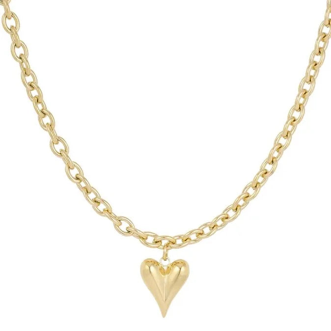 Love Rules Necklace Gold