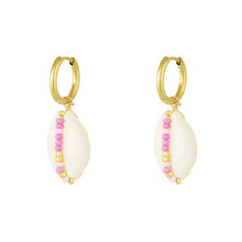 Afbeelding in Gallery-weergave laden, Seashell Earrings Pink
