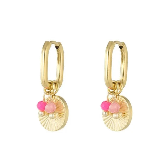 Summer Sun Earrings Pink