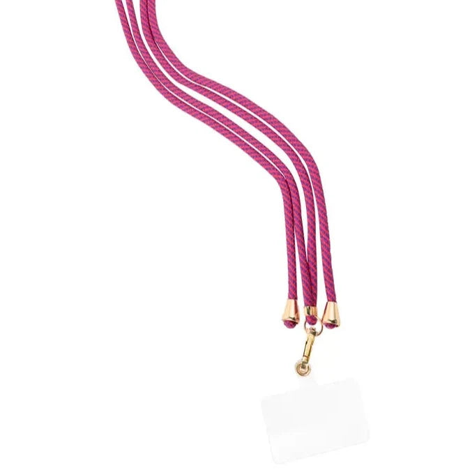 Phone Lanyard Long Pink/Purple