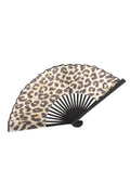 Elegant Khaki Folding Fan for Stylish Cooling