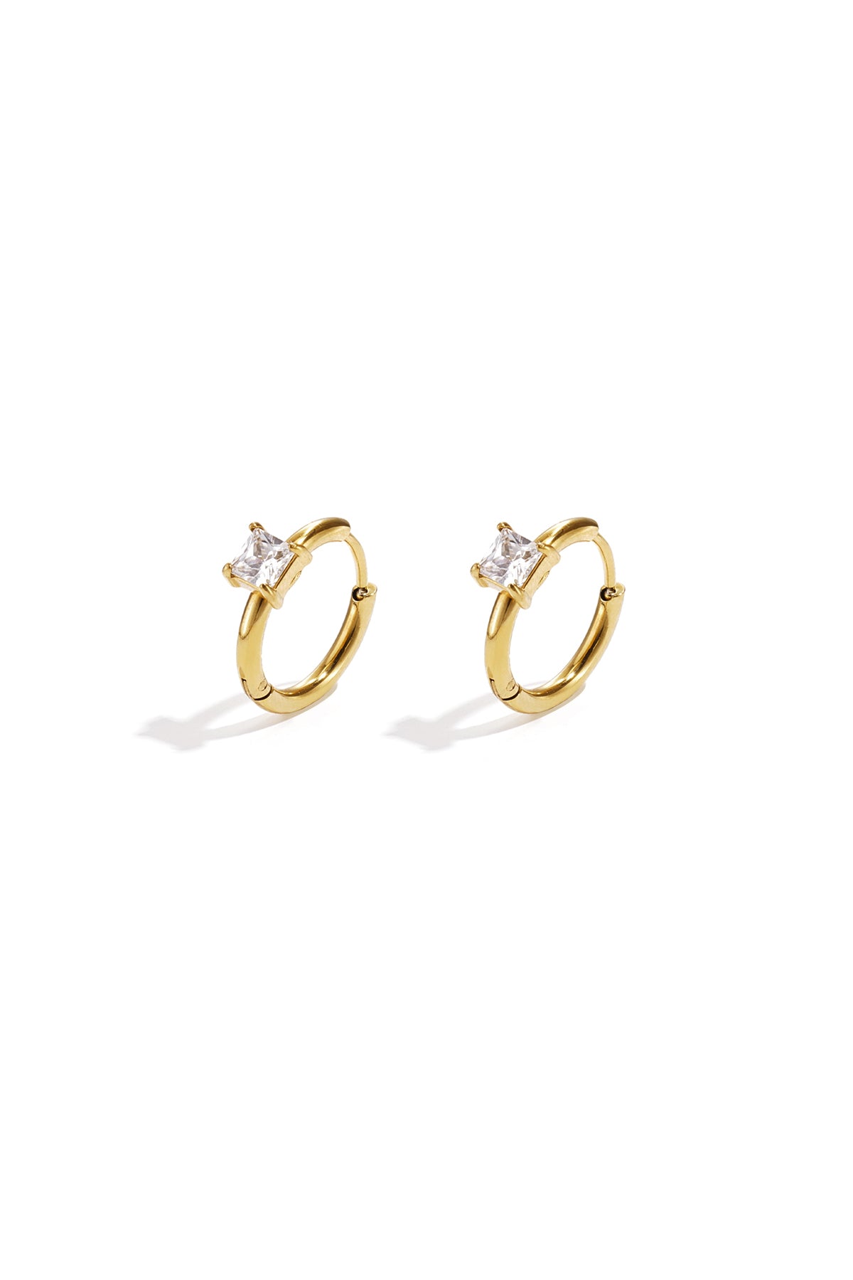 Stylish Rhinestone Hoop Earrings for Women
